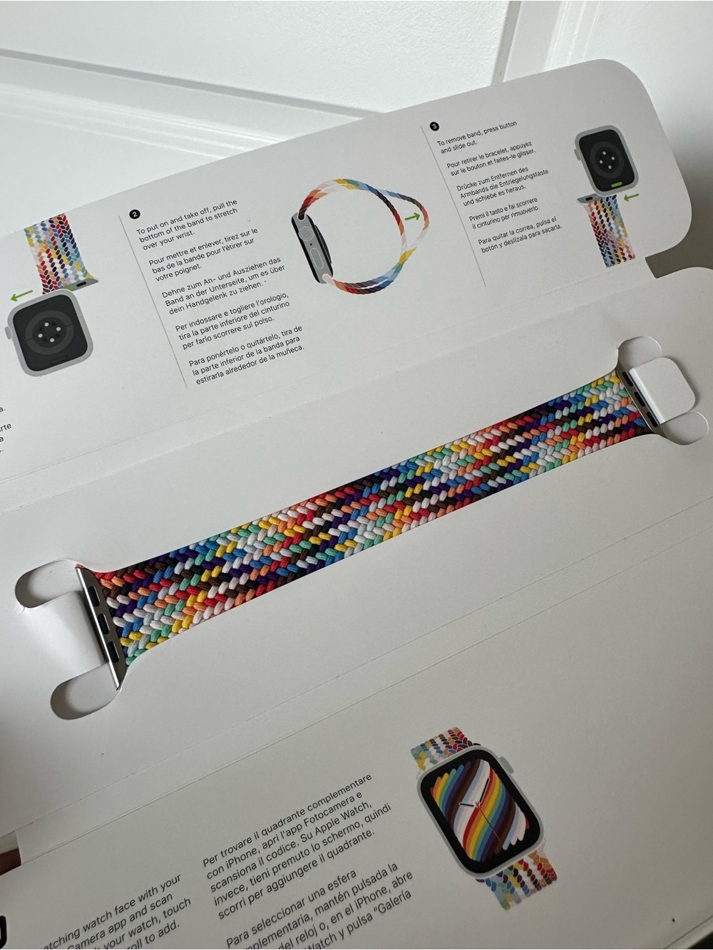 Apple Multicolor Braided Solo Loop Apple Watch Band
